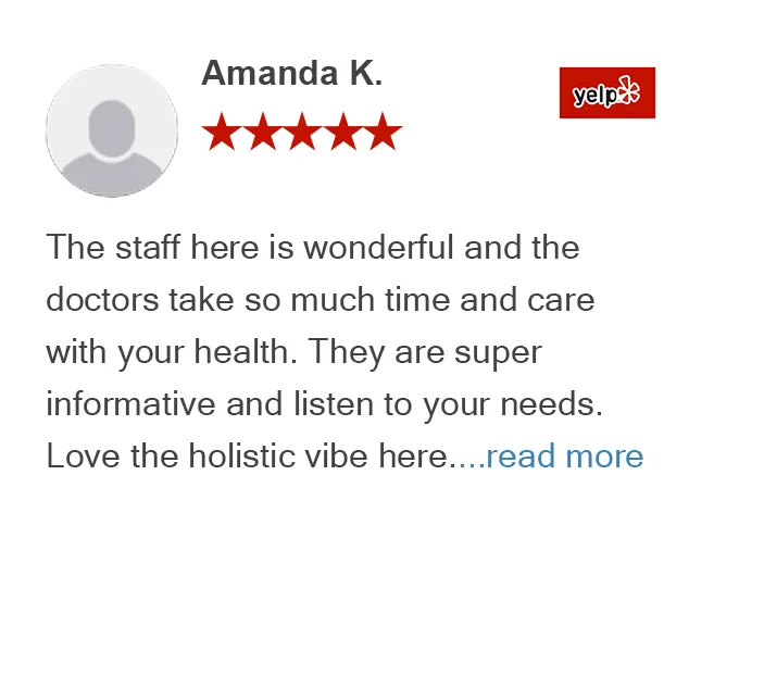 Yelp review of Amanda K