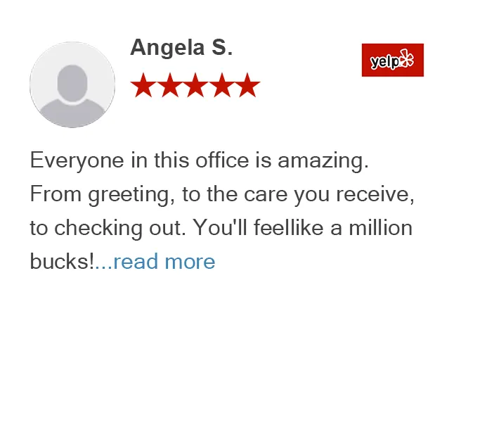 Yelp review of Angela S