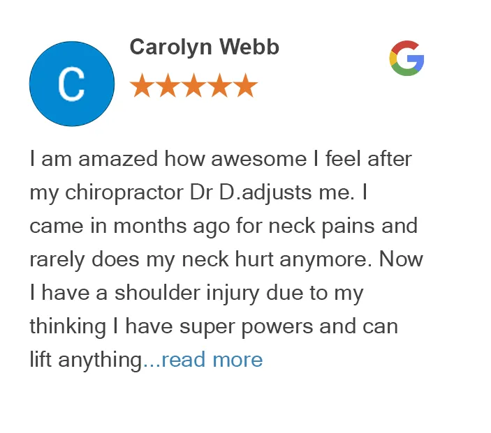 Google Review of Carolyn Webb