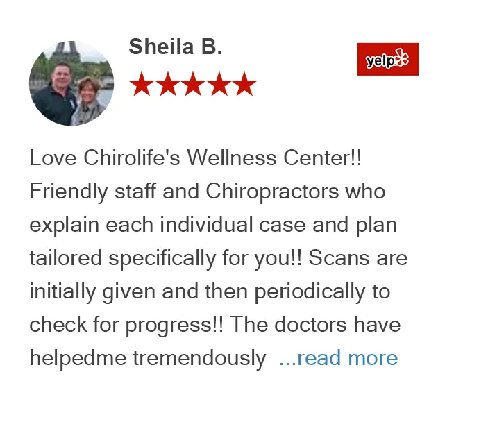 Yelp review of Sheila B