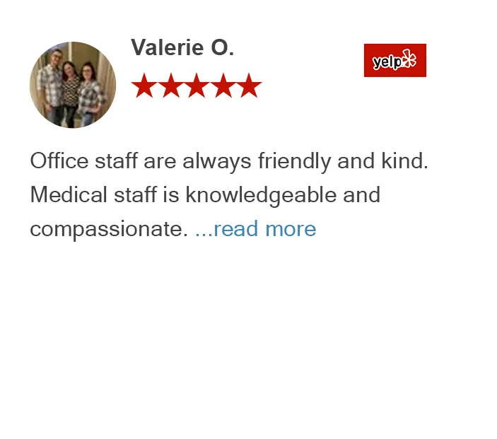 Yelp review of Valerie O
