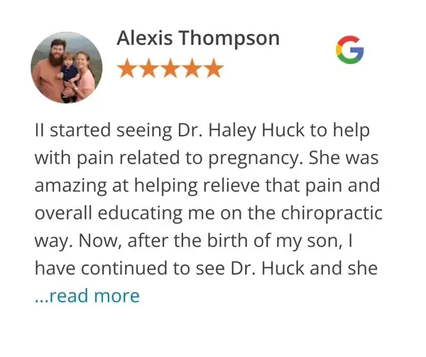 Google review of Alexis Thompson