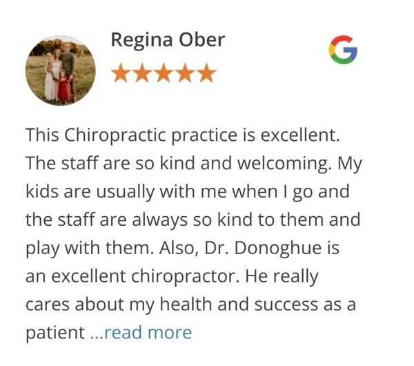 Google review of Regina Ober